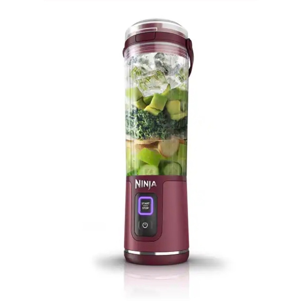 Ninja Blast Portable Blender, Cordless Vessel, Rechargeable - Cranberry Red
